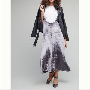 Anthro Wide Leg Velvet Jumper